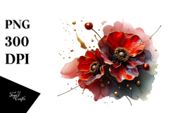 Glossy Poppy in Material, PNG Product Image 1