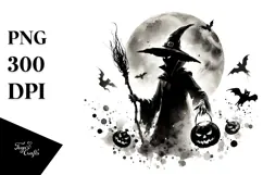 PINOCCHIO Skull with Hair Halloween PNG Product Image 1
