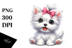 Happy West Highland White Terrier Sublimation Product Image 1