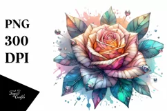 Wooden Rose Stained , Transparent PNG Product Image 1