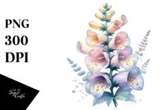 Detailed Glossy Foxglove with Transparent PNG Product Image 3