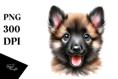 Baby Malinois with Crazy Fur, Transparent PNG Product Image 1