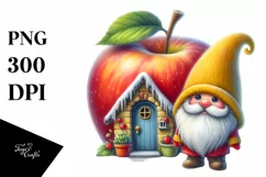 Detailed Gnome with Yellow Hat PNG Product Image 1