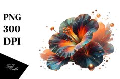 Abstract Glossy Nasturtium Clipart Product Image 3