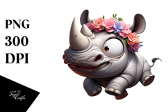 Cow with Party Hat, High-Res PNG Product Image 1