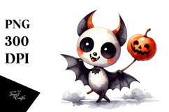 Funny Halloween Bat PNG Product Image 1