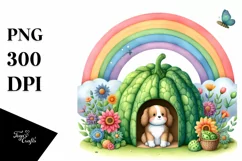 Watercolor Dog House | Clipart Product Image 3