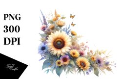 Vibrant Sunflower PNG Product Image 3