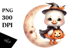 Cute Halloween Swan PNG Product Image 1