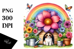 Watercolor Dog House | Clipart Product Image 1