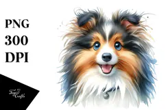Creative Baby Shetland Sheepdog PNG Product Image 1