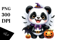 Baby Panda for Halloween, Transparent PNG Product Image 1