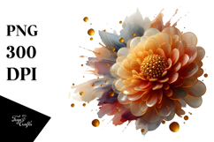 Abstract Material Marigold PNG Product Image 1