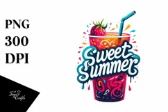 Juicy Cold Drink Sweet Summer PNG Product Image 3