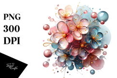 Abstract Cherry Blossom PNG Product Image 1