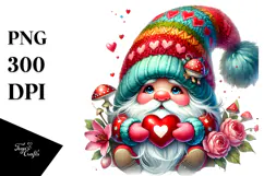 Whimsical Gnome Drinking a Cocktail, High-Res PNG Product Image 1