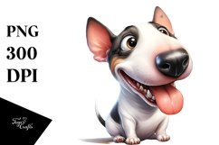 Funny Bull Terrier Sticker | Clipart Product Image 3