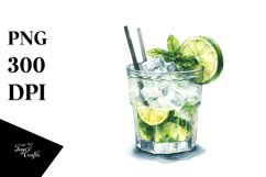 Watercolor Caipirinha Clipart Product Image 3