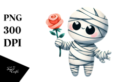 Funny Halloween Mummy PNG Product Image 1