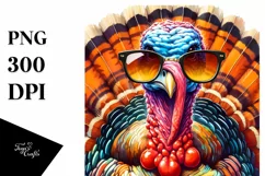 Vibrant Sunglasses Watercolor Clipart Product Image 1