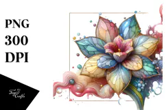 Colorful Golden Daffodil PNG Product Image 1