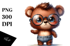 Baby Bear es Legs Standing | Sublimation Clipart Product Image 1