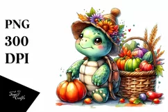 Baby Turtle Sitting | Sublimation | PNG Clipart Product Image 3