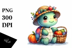 Baby Turtle Sitting | Sublimation | PNG Clipart Product Image 3