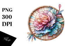 Pastel Carnation Art, High Quality PNG Product Image 1