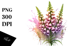 Foxglove with Golden Insertions PNG Product Image 1