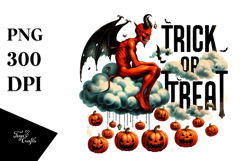 Demon Cloud Pumpkins,High-Res PNG Product Image 1