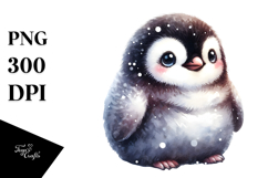 Cute Baby Penguin, Transparent PNG Product Image 1