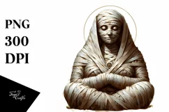 Simple Mummy Digital Painting | Tshirt|Tumbler|Mug|Clipart Product Image 3