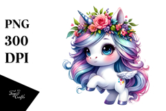 Dancing Baby Unicorn, Colorful PNG Product Image 1