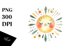 Whimsical Sun, Transparent PNG Product Image 1