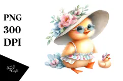 Cute Baby Duck, Transparent PNG Product Image 1