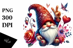 Highland Gnome with Sunglasses PNG Product Image 1