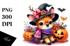 Baby Elk Halloween | Clipart Product Image 1