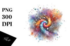 Colorful Particles with Metalic Insertions | Sublimation | Product Image 3