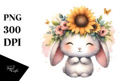 a Cute Humorous Baby Bunny Clipart Product Image 3