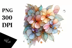 Shiny Abstract Impatiens, Transparent PNG Product Image 3