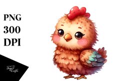 Colorful Plush Chicken | Clipart Product Image 3