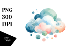 Simple Cloud, Transparent PNG Product Image 1