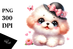 Cute Bichpoo PNG Product Image 1