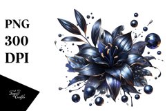 Glossy Lobelia Shiny Marble Product Image 3