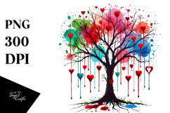 Simple Blood Tree PNG Product Image 1