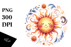 Whimsical Sun PNG Product Image 1