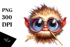 Funny Portrait with Sunglasses PNG Product Image 1