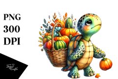 Quirky Baby Turtle Harvest Basket Product Image 3