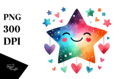 Simple Smiling Moon PNG Product Image 1